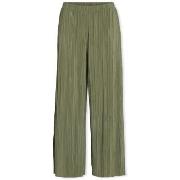 Housut Vila  Noos Plisa Trousers - Oil Green  EU S