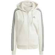 Ulkoilutakki adidas  adidas Essentials 3-Stripes W Hoodie  EU S