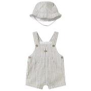 Housut Mayoral  1601 Conjunto peto y gorro Blanco  9 kuukautta