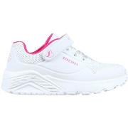 Tyttöjen sandaalit Skechers  Uno Lite 310451N-WHP White H.Pink  21