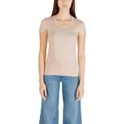 Lyhythihainen t-paita Guess  SS CN SHINY TRIANGLE W5RI11 J1314  EU M