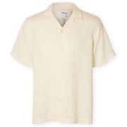 Pitkähihainen paitapusero Selected  Noos Regnoa Shirt - Egret  EU S