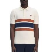 T-paidat & Poolot Fred Perry  PANELLED KNITTED SHIRT  EU L