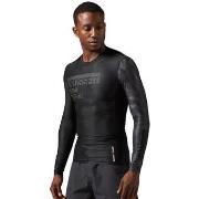 Lyhythihainen t-paita Reebok Sport  Rcf LS Compression Shirt  EU XS