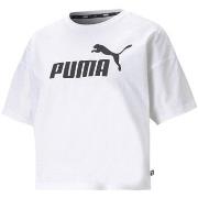Lyhythihainen t-paita Puma  Ess Cropped Logo  EU M