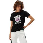 Lyhythihainen t-paita Guess  V4YI15J1314JBLK  EU S