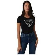 Lyhythihainen t-paita Guess  W5RI11J1314JBLK  EU S