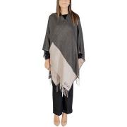 Paksu takki Liu Jo  PONCHO OVAL MONOGRAM 2F5031 T0300  Yksi Koko