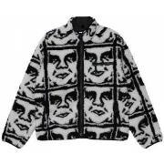 Fleecet Obey  repeated icon sherpa jkt  EU L