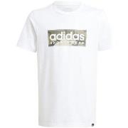Lyhythihainen t-paita adidas  B Camo Lin T  EU XL