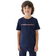 Lyhythihainen t-paita 4F  M1552CIEMNYGRANAT  Yksi Koko