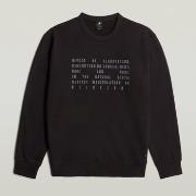 Svetari G-Star Raw  TEXT GRAPHIC R SW  EU XXL