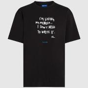 Lyhythihainen t-paita Karl Lagerfeld  KLJ RELAXED KARLISM TEE  EU S