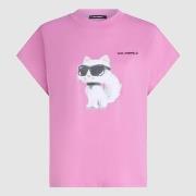 Lyhythihainen t-paita Karl Lagerfeld  IKON AQUARELLE C LOOSE T-S  EU S