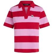 Lyhythihainen poolopaita Karl Lagerfeld  IKON PATCH STRIPE SSLV POL  E...