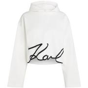 Svetari Karl Lagerfeld  KARL SIGNATURE HEM HOODIE  EU S