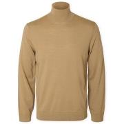 Neulepusero Selected  Noos Tray Roll Neck Knit - Kelp  EU XXL