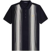 T-paidat & Poolot Fred Perry  Fp Ombre Stripe Shirt  EU M