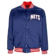 Pusakka Mitchell And Ness  Nba Heavyweight Satin Jacket New Jersey Net...