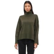 Neulepusero Vila  Noos Ostria Rollneck Knit - Deep Depth  EU L