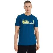 Lyhythihainen t-paita 4F  KOSZULKA4FM2030MORSKAZIELE  EU XL