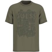 Lyhythihainen t-paita Guess  Ss Cn  Flock Box Tee  EU M
