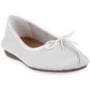 Balleriinat Clarks  FRECKLE ICE WHITE  37