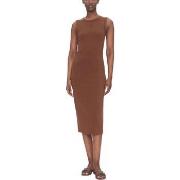 Pitkä mekko Calvin Klein Jeans  SL CTN CONTOUR 1X1 R LV047C240G  EU S