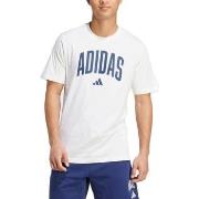 Lyhythihainen t-paita adidas  M COLLEGIATE T  EU S