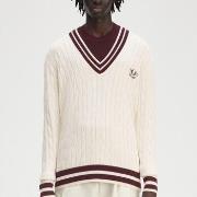 Neulepusero Fred Perry  CABLE KNIT TENNIS JUMPER  EU L