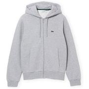 Svetari Lacoste  Full Zip Fleece Hoodie - Grey Melange  EU L