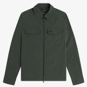 Pitkähihainen paitapusero Fred Perry  ZIP OVERSHIRT  EU XL
