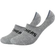 Urheilusukat Skechers  2PPK Mesh Ventilation Footies Socks  43 / 46