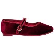 Balleriinat Paez  Mary Jane W - Velvet Burgundy  36