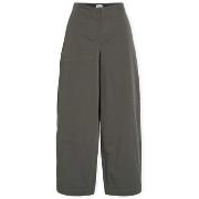 Väljät housut Vila  Elvira Trousers - Dark Grey  FR 34