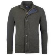 Neuleet / Villatakit Barbour  Essential Elbow-Patch Cardigan - Seaweed...