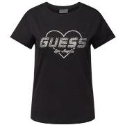 Lyhythihainen t-paita Guess  V5GI10K9RM1JBLK  EU S