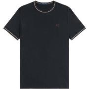 Lyhythihainen t-paita Fred Perry  Fp Twin Tipped T-Shirt  EU XXL