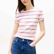 Lyhythihainen t-paita Tommy Jeans  TJW SLIM ESSENTIAL RIB S  EU S