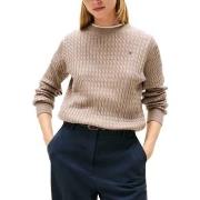 Svetari Tommy Hilfiger  CO CABLE C-NK LS SWEATER  EU M