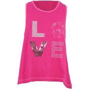 Hihattomat paidat / Hihattomat t-paidat Miss Girly  Débardeur fille FO...