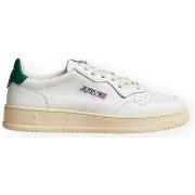Kengät Autry  Medalist Low Leather M - White/Green  40