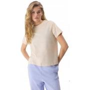 Lyhythihainen t-paita 4F  TSHIRT4FWSS24TTSHF1360F1360kremowyxs  EU XS