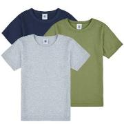 Lyhythihainen t-paita Petit Bateau  3 TEE SHIRTS MC  6 vuotta