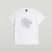 Lyhythihainen t-paita G-Star Raw  HD PRINT R T  EU XXL