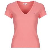 Lyhythihainen t-paita Tommy Jeans  TJW SLIM ESSENTIAL RIB V SS  EU S