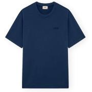Lyhythihainen t-paita Autry  Logo Tonal T-Shirt - Blue  EU S