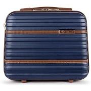 Matkalaukku Solier  Kuferek Podrózny Maly Abs Stl957 Granatowy  Yksi K...