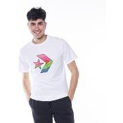 Lyhythihainen t-paita Converse  Star Chevron Sunset  EU S