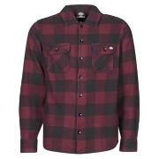 Pitkähihainen paitapusero Dickies  NEW SACRAMENTO SHIRT MAROON  EU XS
